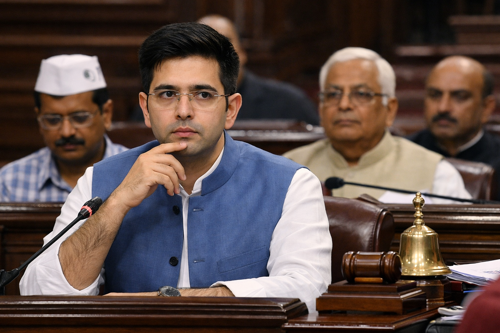 Aam Aadmi Party Seeks Removal of Raghav Chadha as Deputy Leader in Rajya Sabha